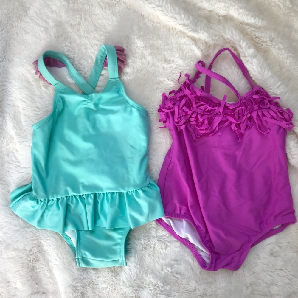 Cat & Jack 18mo one piece swimsuit bundle 18mo